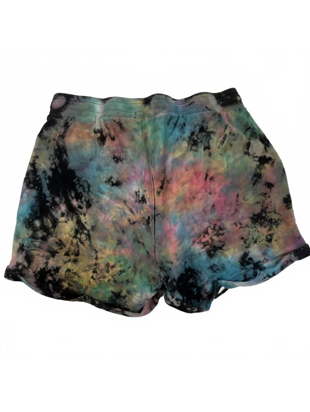 Torrid | Comfy Soft Loungewear Shorts Set Black Pink Blue Tie Dyed Size 1X - Picture 6 of 9